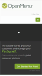 Mobile Screenshot of openmenu.com