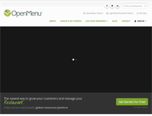 Tablet Screenshot of openmenu.com
