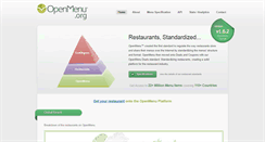 Desktop Screenshot of openmenu.org