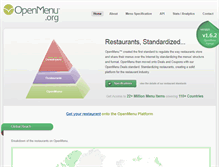 Tablet Screenshot of openmenu.org